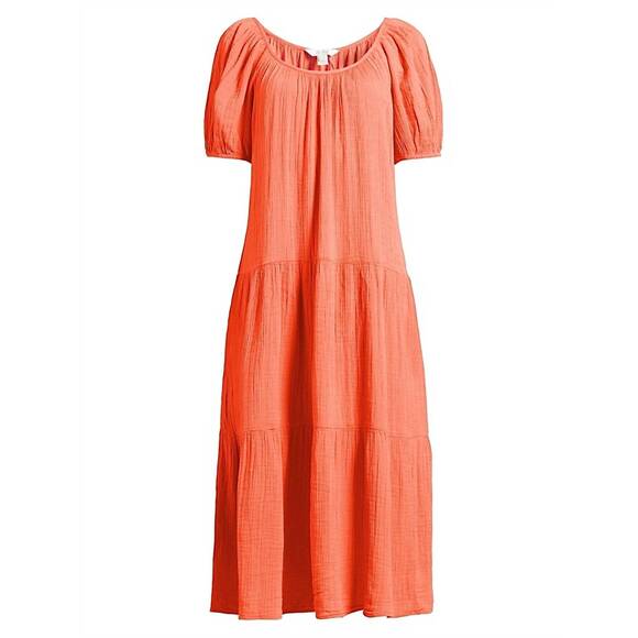 NEW LILLY PULITZER women's zemini maxi coverup dress in flamingo feather - Picture 2 of 2